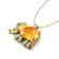 8 CTW Citrine & Micro Pave Huggable Elephant VS/SI