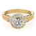 1.25 CTW Certified VS/SI Diamond Solitaire Halo Ring