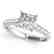 0.85 CTW Certified VS/SI Princess Diamond Ring 14K