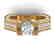 4.5 CTW Certified VS/SI Diamond Art Deco Micro Ring 18K
