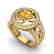 1 CTW VS/SI Diamond & Citrine Micro Pave Designer Ring - 2