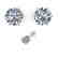 1.05 CTW Certified VS/SI Diamond Stud Art Deco Earrings - 2