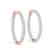 2.75 CTW Diamond VS/SI Certified 38 Mm Hoop Earrings - 2