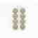 5.28 CTW Cushion Cut Diamond Designer Earrings 18K