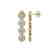 5.28 CTW Cushion Cut Diamond Designer Earrings 18K - 2