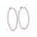 1 CTW Diamond VS/SI Certified 24 Mm Hoop Earrings 14K - 2
