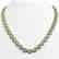33.35 CTW Aquamarine & Diamond Halo Necklace 10K Yellow