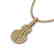 0.50 CTW VS/SI Diamond Micro Pave Necklace 18K Yellow - 2