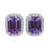 9.40 CTW Amethyst & Micro Pave VS/SI Diamond Halo