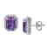9.40 CTW Amethyst & Micro Pave VS/SI Diamond Halo - 2