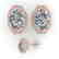 1.0 CTW VS/SI Oval Cut Diamond Stud Solitaire Earrings - 2