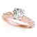 0.4 CTW Certified VS/SI Diamond Solitaire Antique Ring