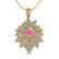 3 CTW Pink Sapphire & Micro Pave VS/SI Diamond Designer - 2
