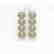 5.33 CTW Oval Diamond Designer Earrings 18K Yellow Gold