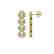 5.33 CTW Oval Diamond Designer Earrings 18K Yellow Gold - 2