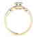 0.9 CTW Certified VS/SI Diamond Solitaire Ring 14K - 2