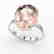 9 CTW Morganite Designer Solitaire Engagement Ring 18K - 2