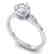 1.05 CTW Certified VS/SI Diamond Solitaire Art Deco - 2