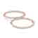 3 CTW Diamond VS/SI Certified 32 Mm Hoop Earrings 14K