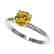 1.04 CTW Certified Intense Yellow SI Diamond Solitaire