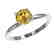 1.04 CTW Certified Intense Yellow SI Diamond Solitaire - 2