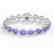 75 CTW Tanzanite & Micro Pave VS/SI Diamond Halo - 2