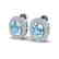 6 CTW Sky Blue Topaz & Micro Pave VS/SI Diamond Halo