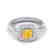 1.16 CTW Citrine & Micro VS/SI Diamond Ring Solitaire