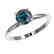 1.02 CTW Certified Intense Blue SI Diamond Solitaire - 2