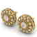 1.11 CTW Certified VS/SI Diamond Art Deco Stud Earrings - 2