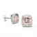 6 CTW Morganite & Micro Pave VS/SI Diamond Halo - 2