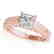 1 CTW Certified VS/SI Princess Diamond Solitaire Ring