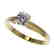 0.73 CTW Certified H-SI/I Quality Diamond Solitaire