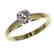 0.73 CTW Certified H-SI/I Quality Diamond Solitaire - 2