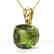 6 CTW Cushion Cut Green Tourmaline Designer Solitaire