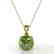 6 CTW Cushion Cut Green Tourmaline Designer Solitaire - 2