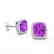6 CTW Amethyst & Micro Pave VS/SI Diamond Halo - 2