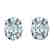 5 CTW Aquamarine Designer Inspired Solitaire Stud