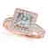 1.05 CTW Certified VS/SI Princess Diamond Solitaire - 2