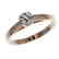 0.53 CTW Certified H-SI/I Quality Diamond Solitaire - 2