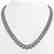34.72 CTW Oval Diamond Designer Necklace 18K White Gold