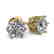 0.53 CTW Certified VS/SI Diamond Stud Art Deco Earrings