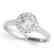 0.85 CTW Certified VS/SI Diamond Solitaire Halo Ring