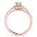 0.75 CTW Certified VS/SI Diamond Solitaire Halo Ring - 2