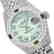 Rolex Ladies Stainless Steel, Diam Dial & Diam/Emerald