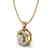 0.33 CTW VS/SI Diamond Micro Pave Necklace Solitaire - 2