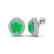 9.20 CTW Emerald & Micro Pave VS/SI Diamond Earrings - 2