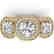 2.7 CTW Cushion Cut Certified VS/SI Diamond Art Deco 3