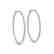 5.25 CTW Diamond VS/SI Certified 45 Mm Hoop Earrings - 2