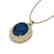4.50 CTW Sapphire & Micro Pave VS/SI Diamond Necklace - 2